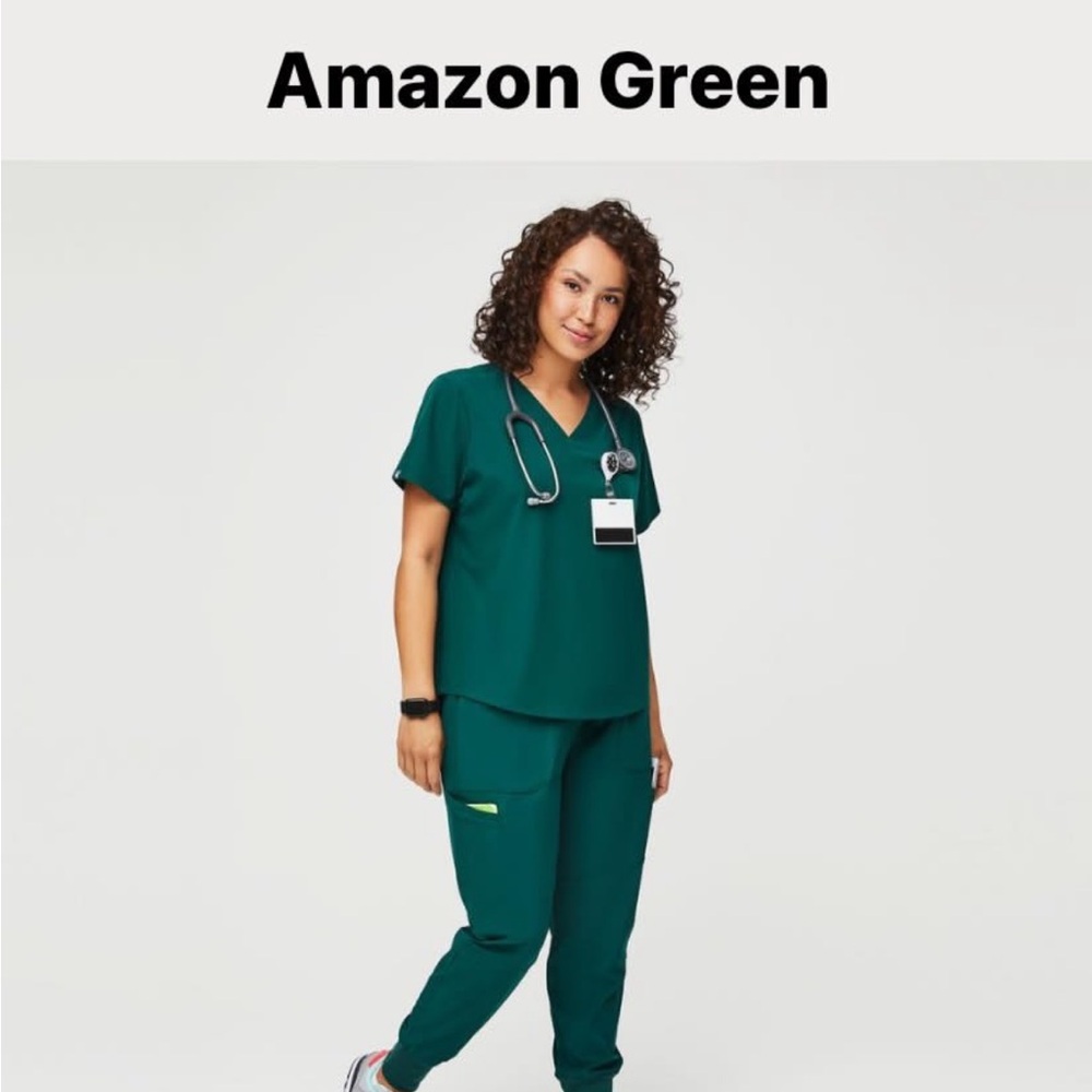 Amazon green FIGS